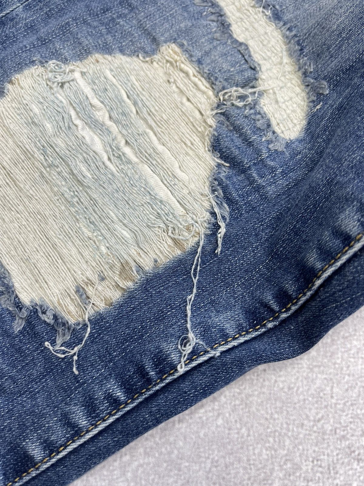 True Religion × Vintage Mens True Religion Rocco Bikes Denim Jeans Vintage Y2K Size US 34 / EU 50 - 14 Thumbnail