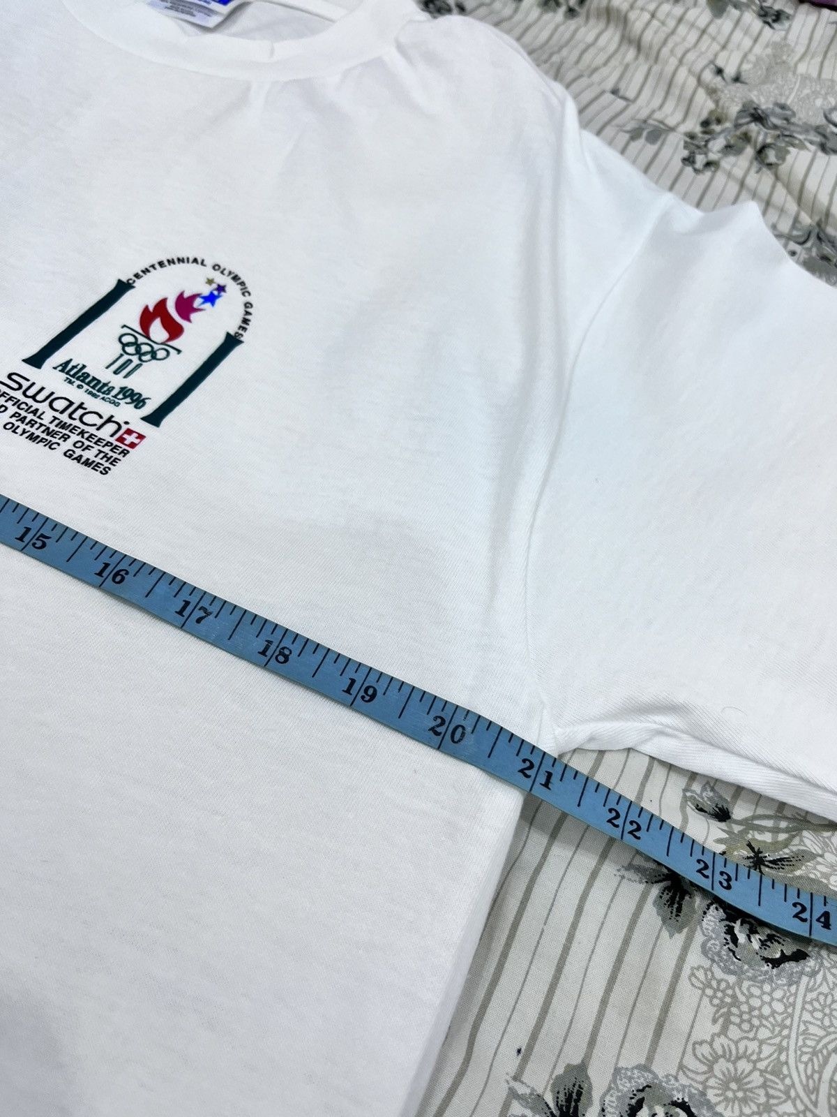Swatch VINTAGE SWATCH OLYMPIC ATLANTA 1996 TSHIRT Size US L / EU 52-54 / 3 - 6 Thumbnail