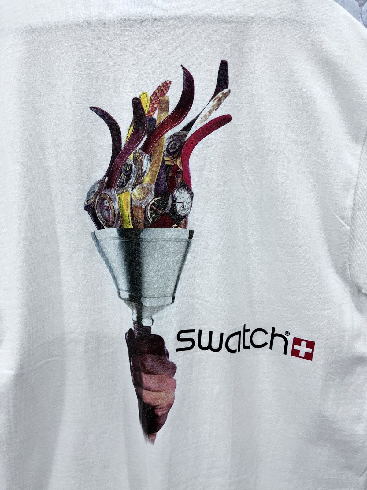 Swatch VINTAGE SWATCH OLYMPIC ATLANTA 1996 TSHIRT Size US L / EU 52-54 / 3 - 5 Thumbnail