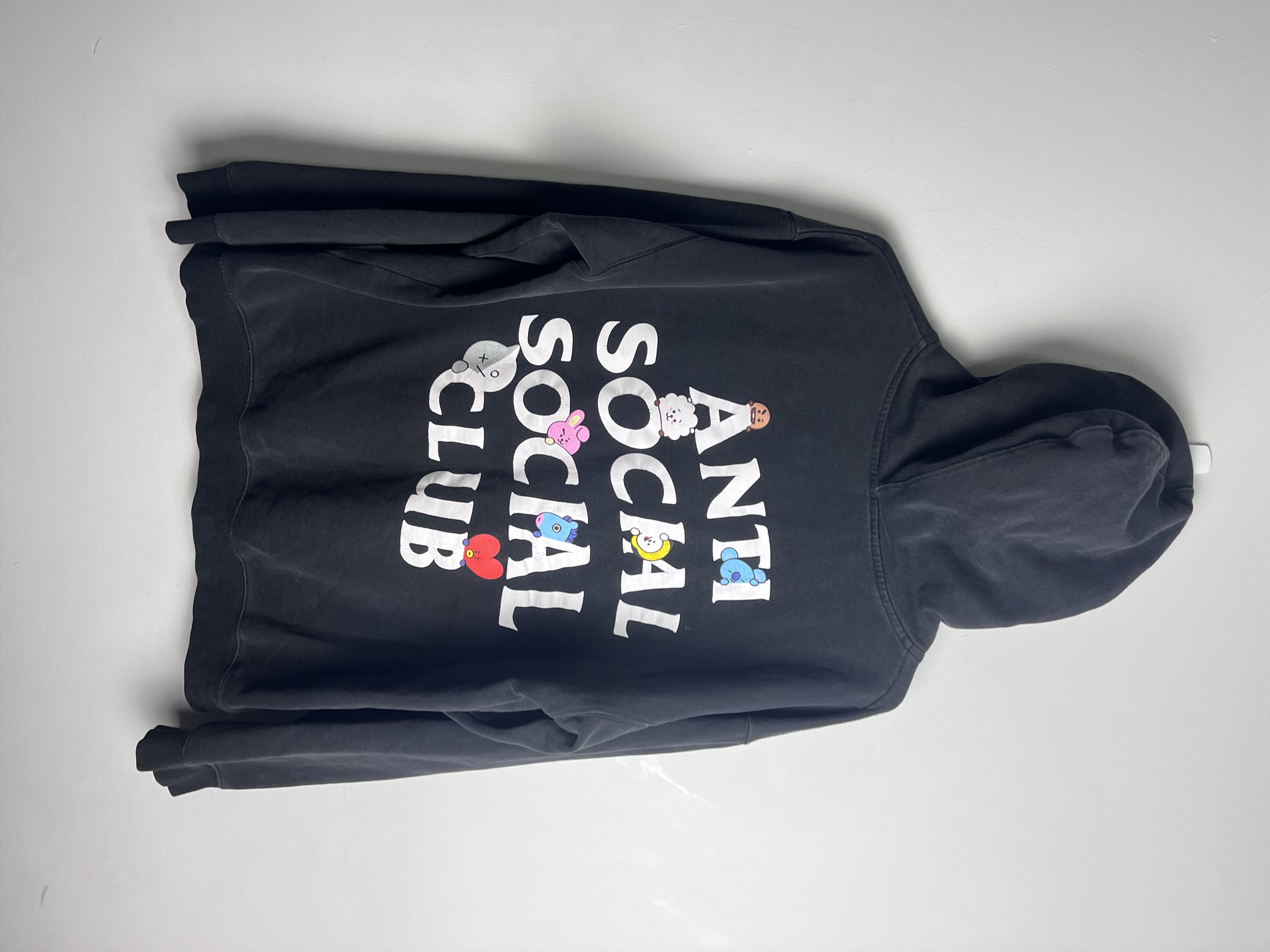 Anti Social Social Club Anti Social Social Club x BTS Peekaboo Hoodie Black Grailed