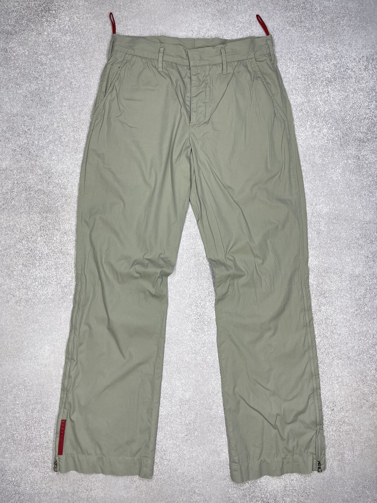 Prada Mens Prada Italy Red Tab Pants Luxury Size US 30 / EU 46 - 2 Thumbnail