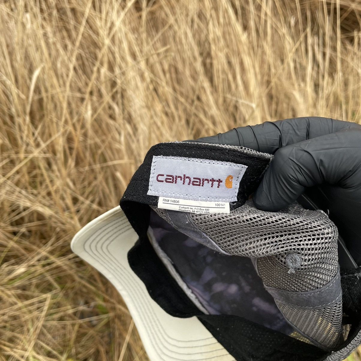 Carhartt × Vintage Vintage Carhartt Cap Hat Center Logo Y2K Style USA Size ONE SIZE - 7 Thumbnail