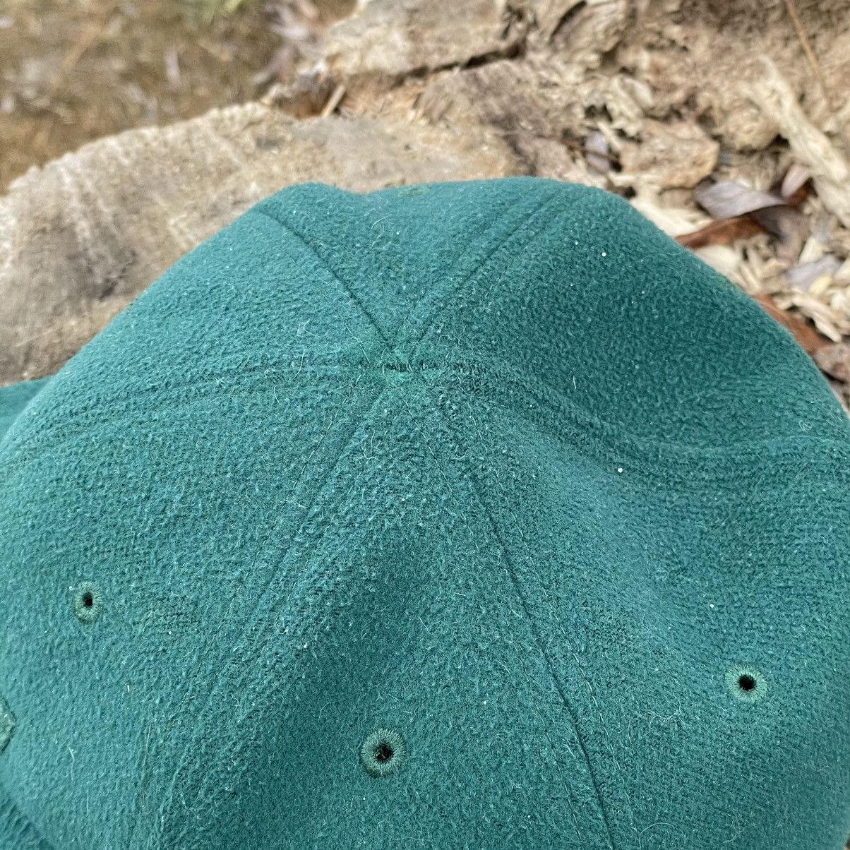 Adidas Vintage Adidas Fleece Cap Hats 🧢 Green 90s Big Logo SnapBack Size 38 - 4 Thumbnail