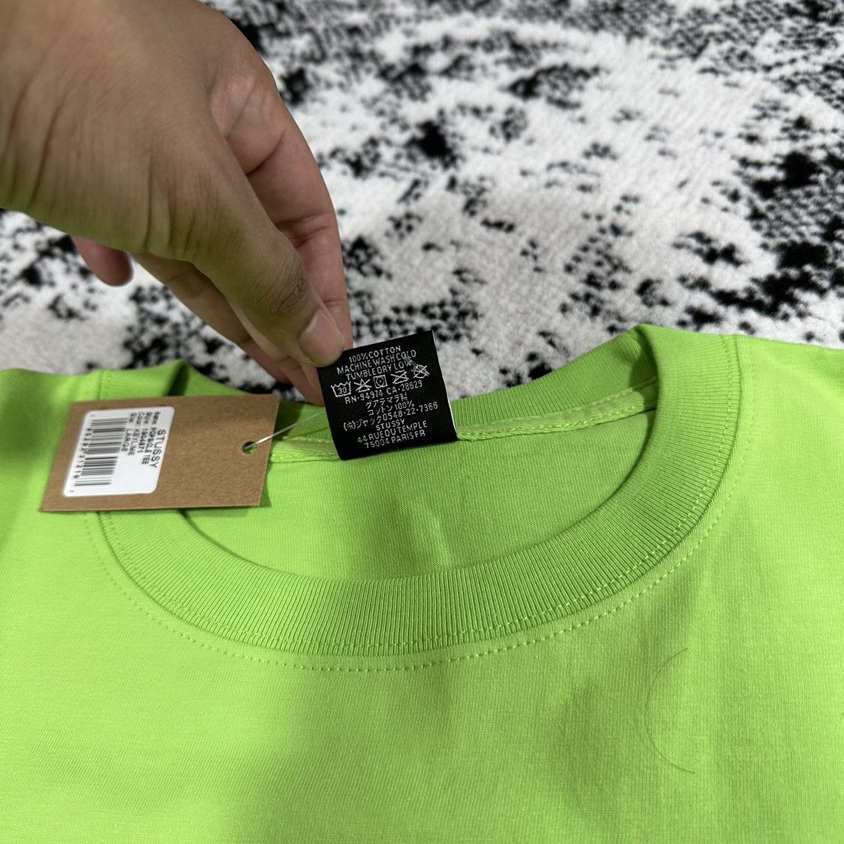 Stussy STUSSY POP SLICE TEE KEYLIME - L Size US L / EU 52-54 / 3 - 6 Thumbnail