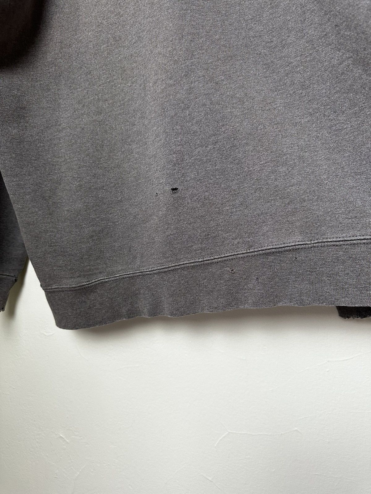 Hanes × Vintage (XXL) INSANE THRASHED SICK FADED VINTAGE HANES HOODIE Size US XXL / EU 58 / 5 - 23 Thumbnail