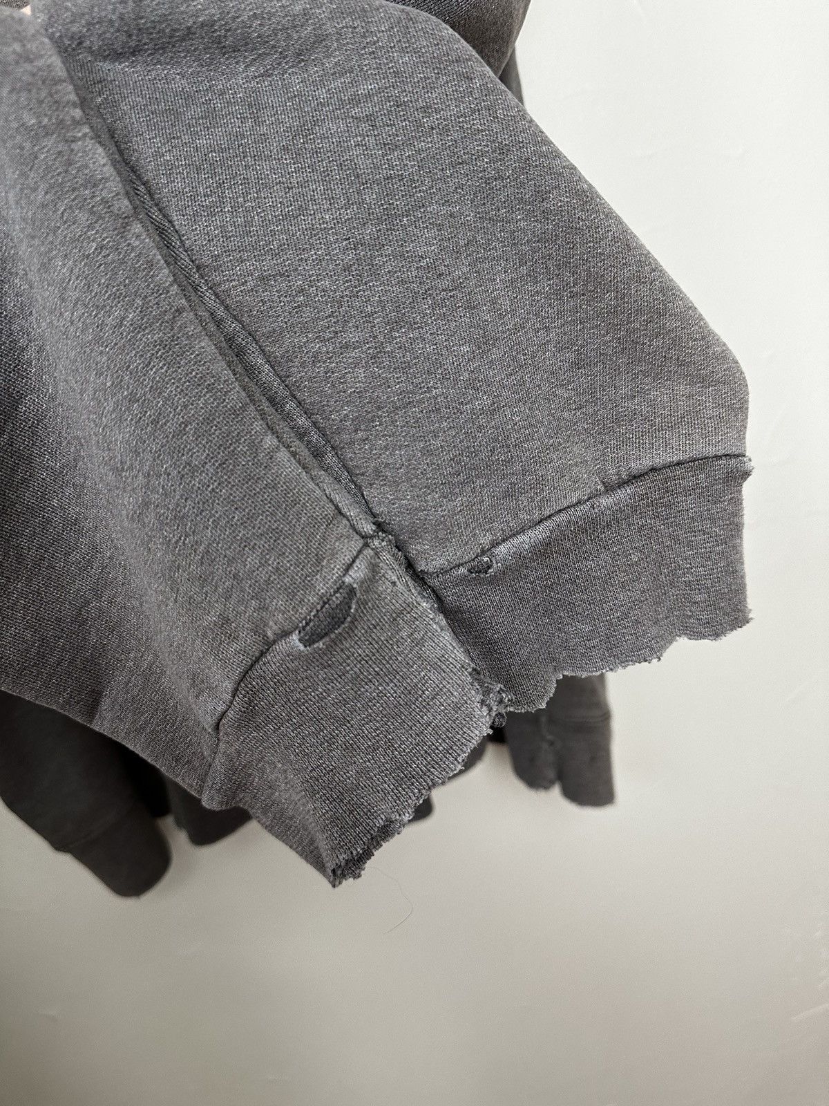Hanes × Vintage (XXL) INSANE THRASHED SICK FADED VINTAGE HANES HOODIE Size US XXL / EU 58 / 5 - 11 Thumbnail