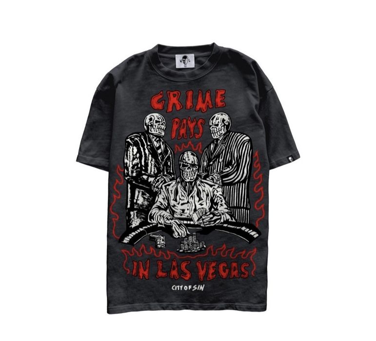 Warren Lotas Warren Lotas Crime Pays Shirt | Grailed