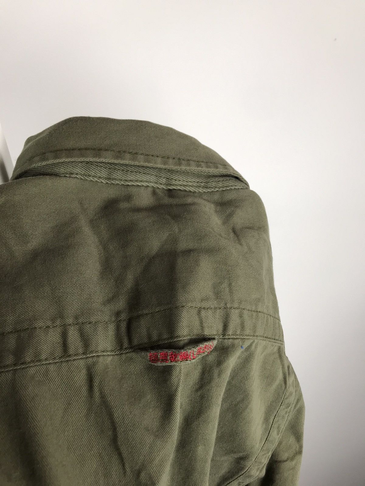Superdry × Vintage Vintage Superdry Military Khaki Shirt Overshirt Size US L / EU 52-54 / 3 - 6 Thumbnail