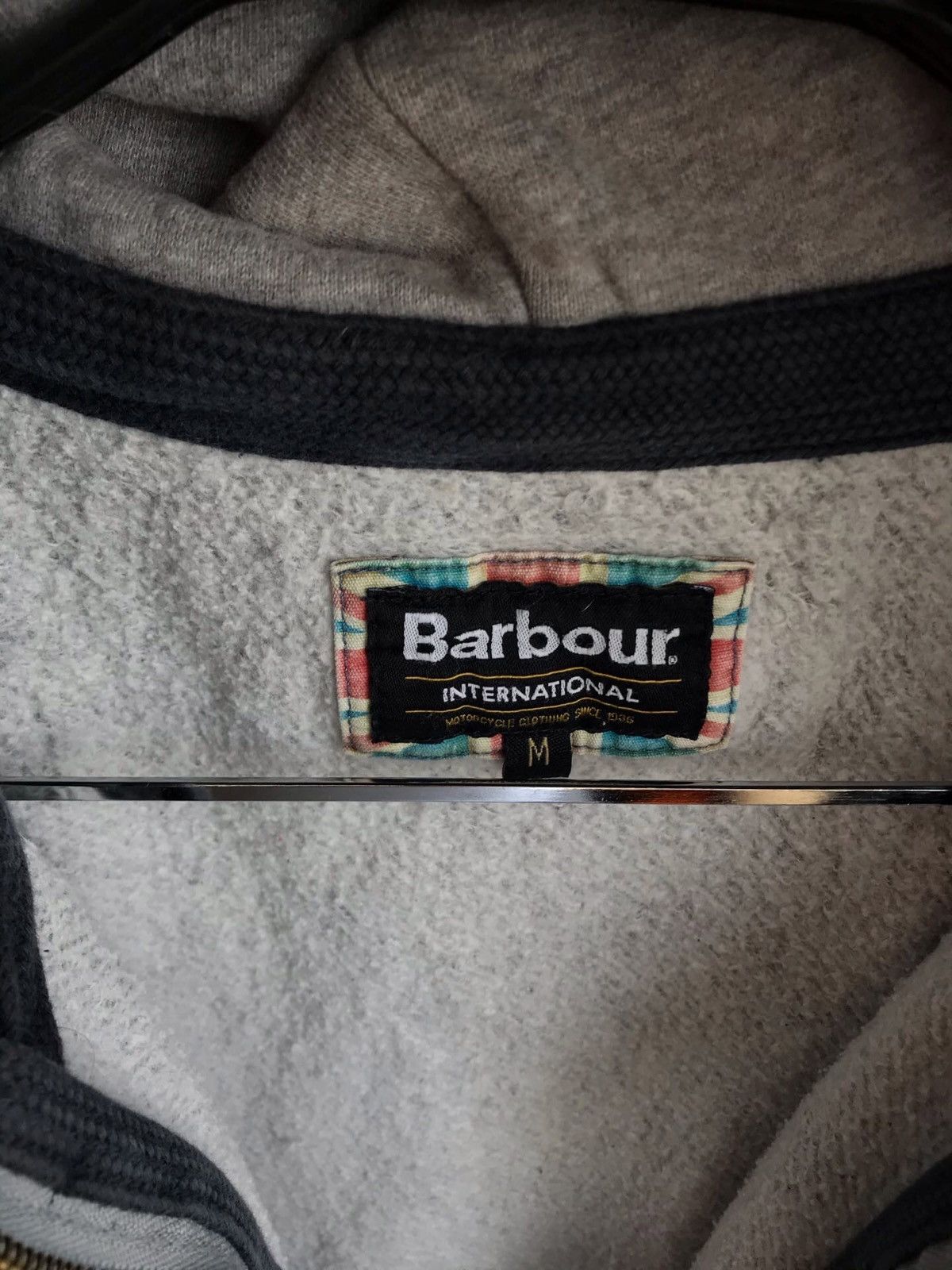 Barbour × Vintage Barbour International Big Logo Hoodie Size US M / EU 48-50 / 2 - 3 Thumbnail