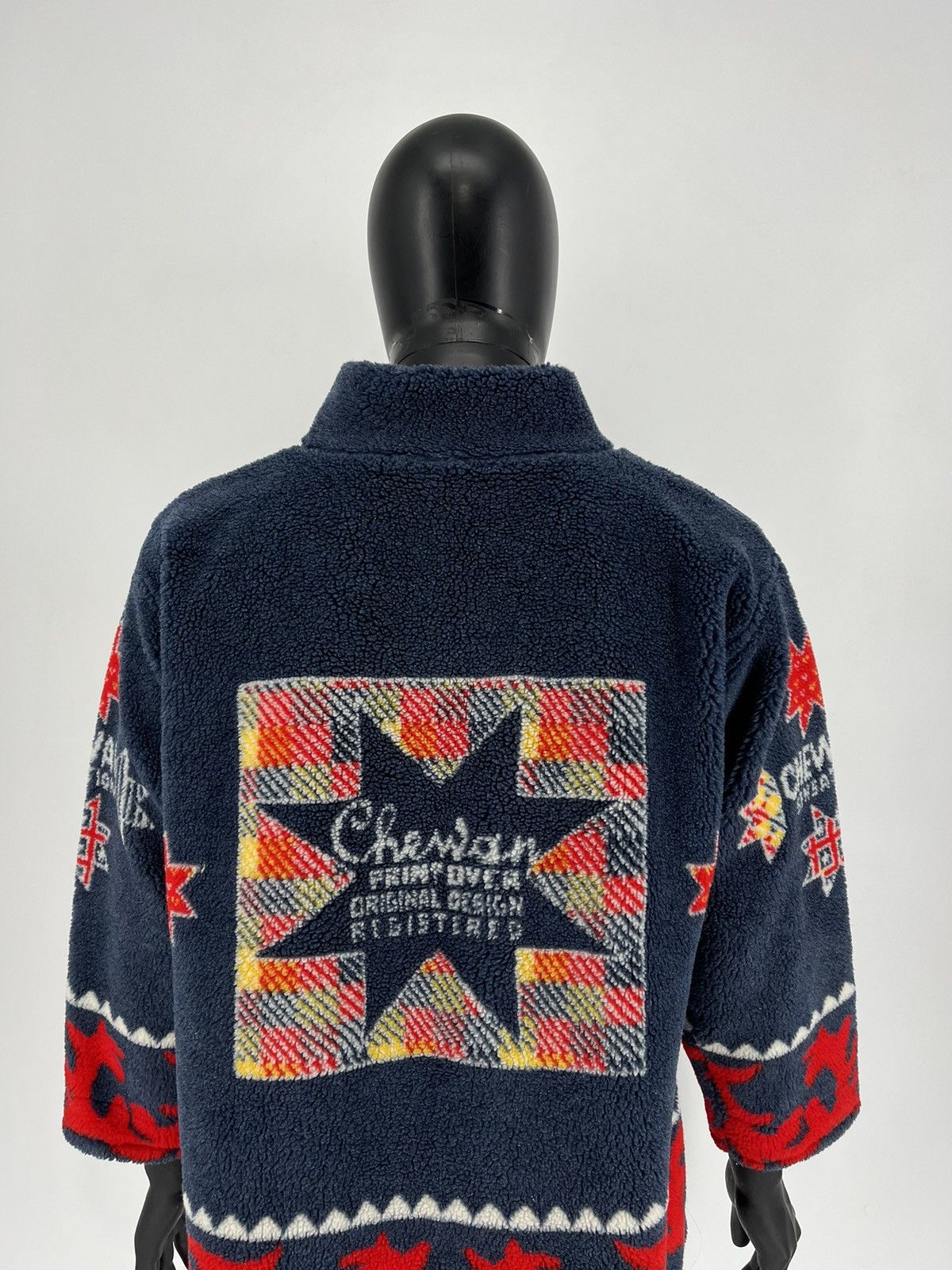 Vintage Vintage 90s Chewan Traditional Handcraft Fleece Sweater Size US L / EU 52-54 / 3 - 9 Thumbnail