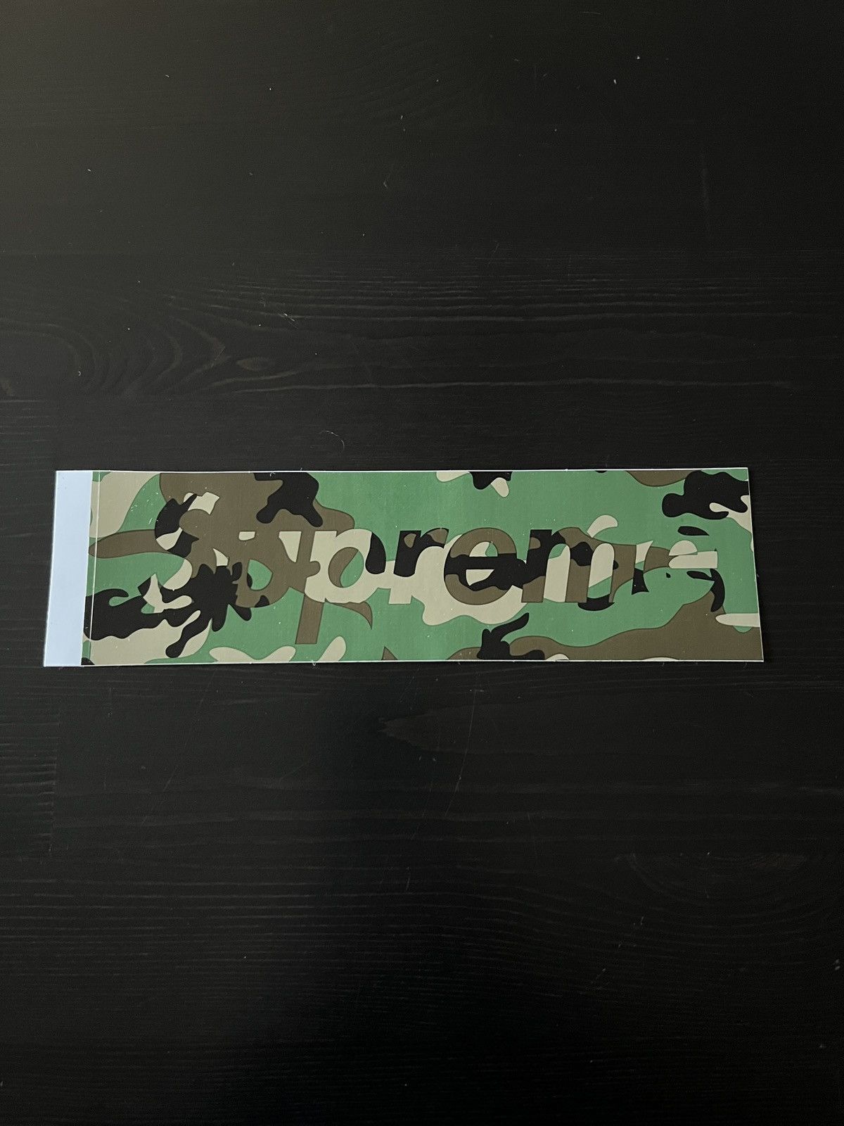 Supreme Supreme Camo Box Logo Sticker FW20 Green | Grailed