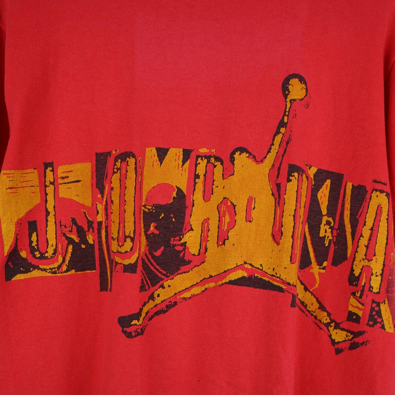 Jordan Brand × Nike × Vintage 1990s Michael Jordan t shirt Size US M / EU 48-50 / 2 - 2 Thumbnail