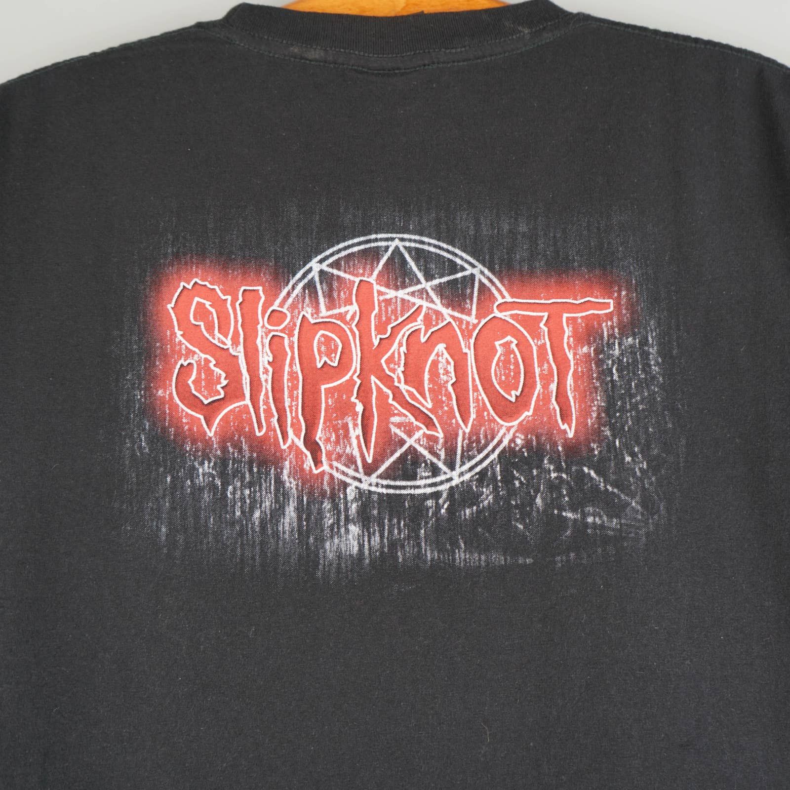 Band Tees × Vintage 2000s Slipknot T-Shirt Y2K Size US M / EU 48-50 / 2 - 8 Thumbnail