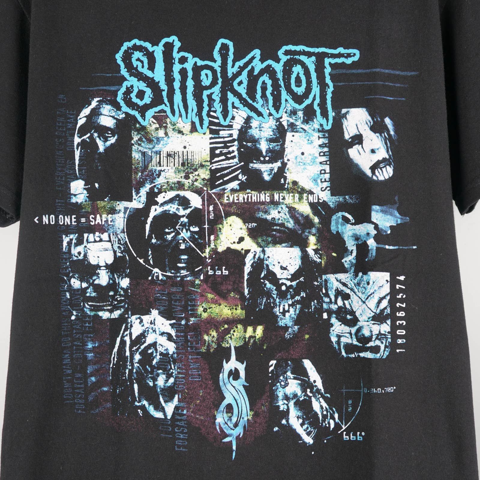 Band Tees × Vintage 2000s Slipknot T-Shirt Y2K Size US M / EU 48-50 / 2 - 2 Thumbnail
