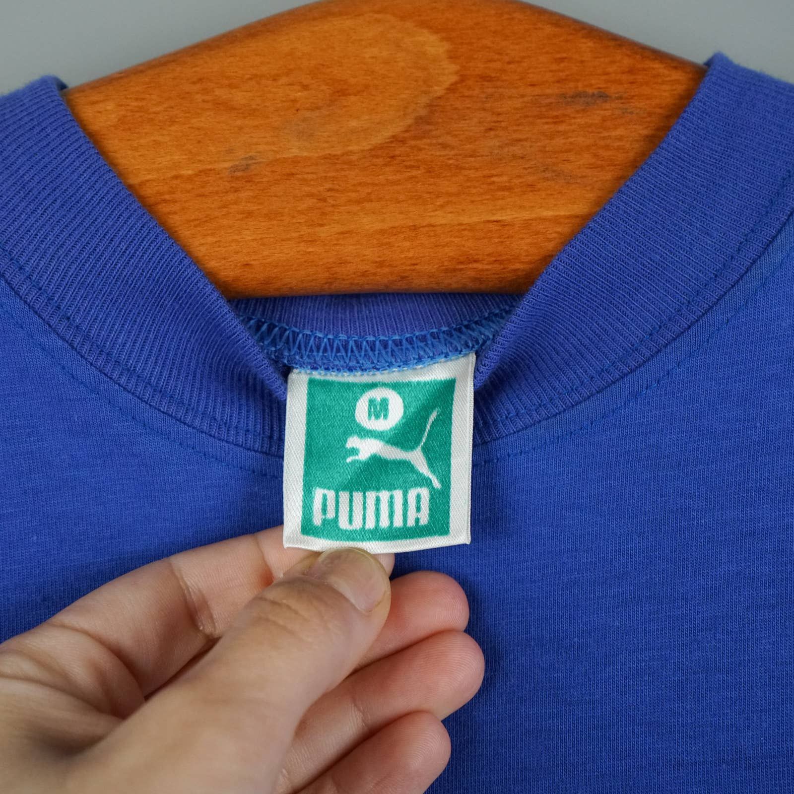 Puma × Vintage 1990s Puma t-shirt Size US M / EU 48-50 / 2 - 3 Thumbnail