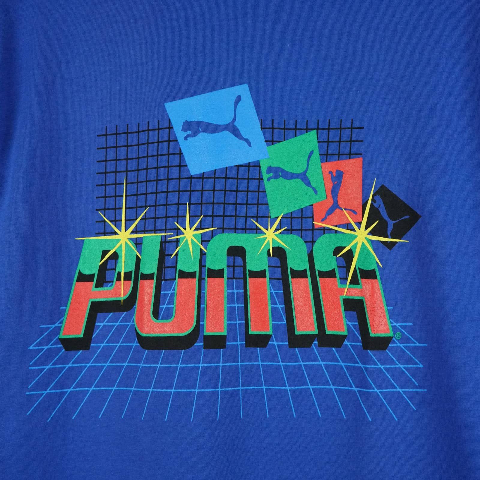 Puma × Vintage 1990s Puma t-shirt Size US M / EU 48-50 / 2 - 2 Thumbnail