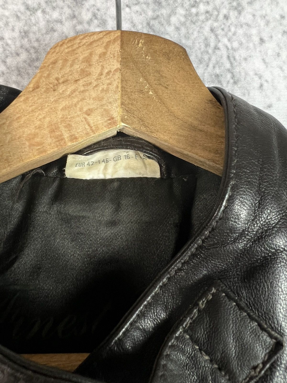 Vintage Vintage avant garde leather jacket Size XL / US 12-14 / IT 48-50 - 3 Thumbnail