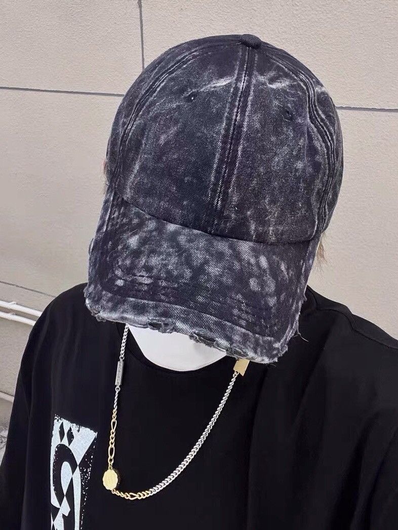 Japanese Brand Tie dye vintage distressed utility grunge raw cap hat Size ONE SIZE - 6 Thumbnail