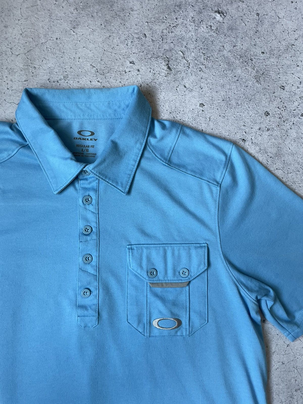 Oakley × Vintage Vintage Oakley polo shirt Size US L / EU 52-54 / 3 - 6 Thumbnail