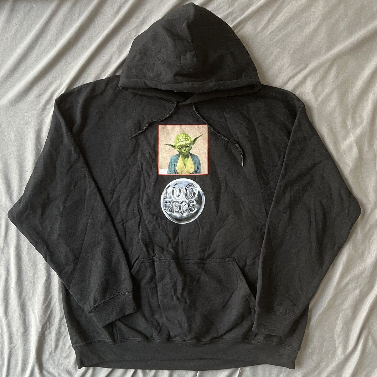 Band Tees 100 Gecs “10,000 Gecs Tour 2: Legalize It” Yoda Hoodie Size US XL / EU 56 / 4 - 2 Thumbnail