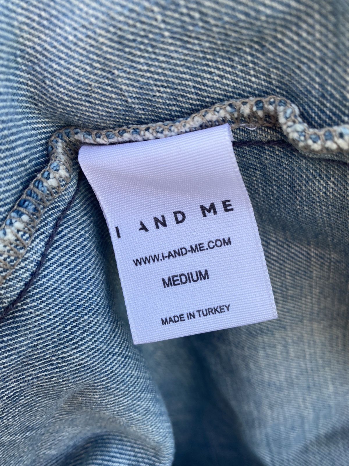 Vintage Vintage I and me patchwork denim jacket Size US M / EU 48-50 / 2 - 3 Thumbnail