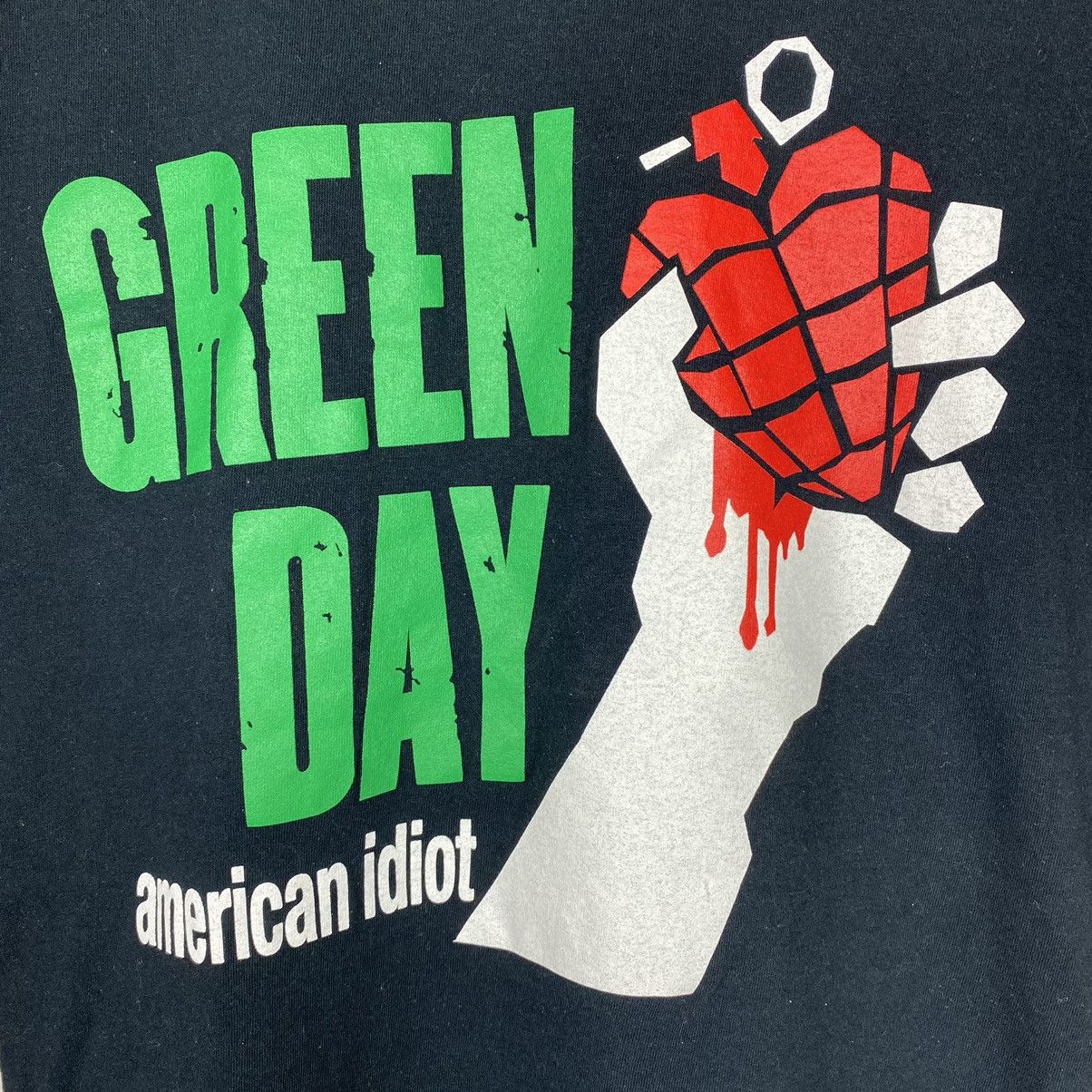 Band Tees 2004 Vintage Green Day American Idiot Album Promo Boxy Tee Size US S / EU 44-46 / 1 - 3 Thumbnail