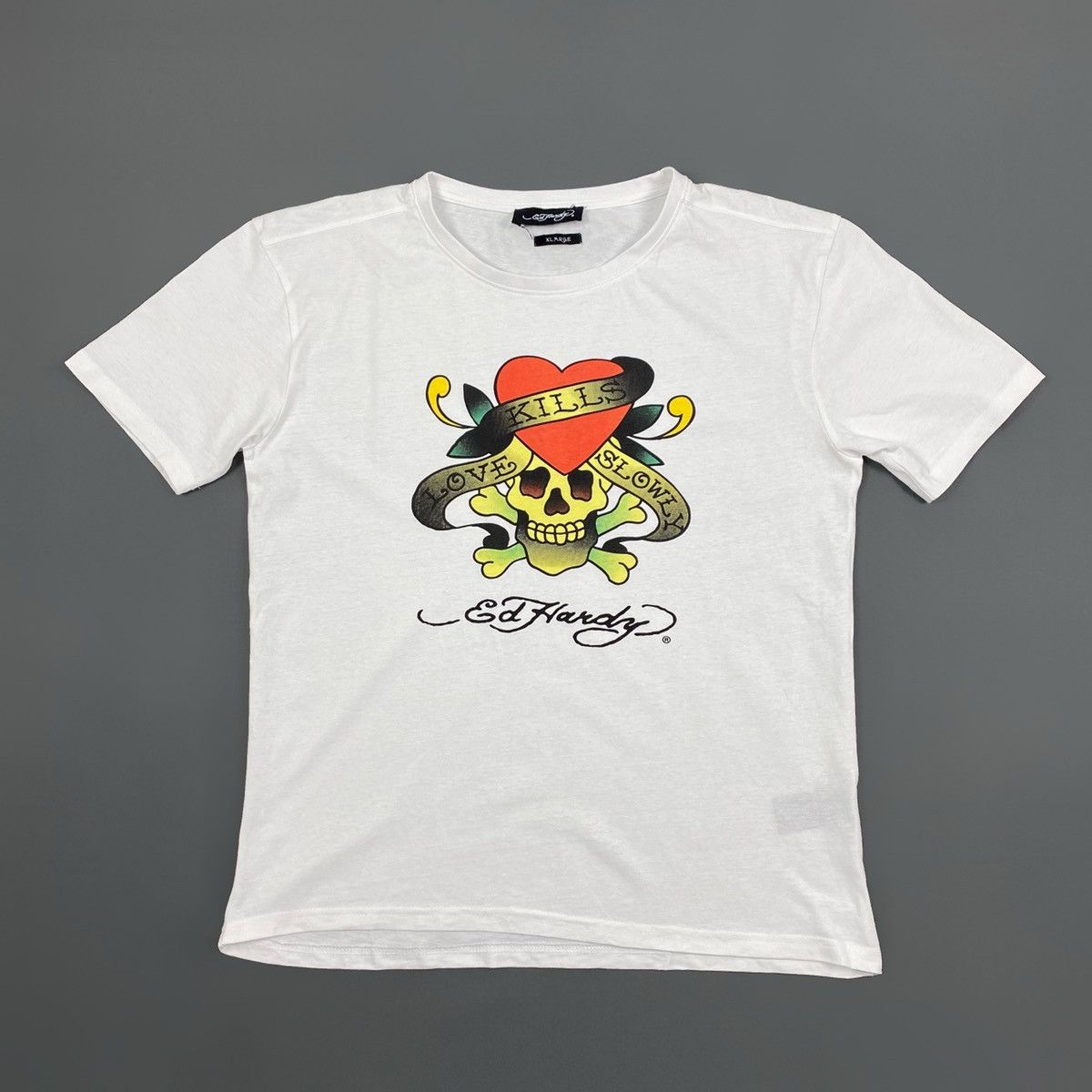 Ed Hardy Ed Hardy by Christian Audigier Tattoo Graphic T-Shirt Size US XL / EU 56 / 4 - 1 Thumbnail