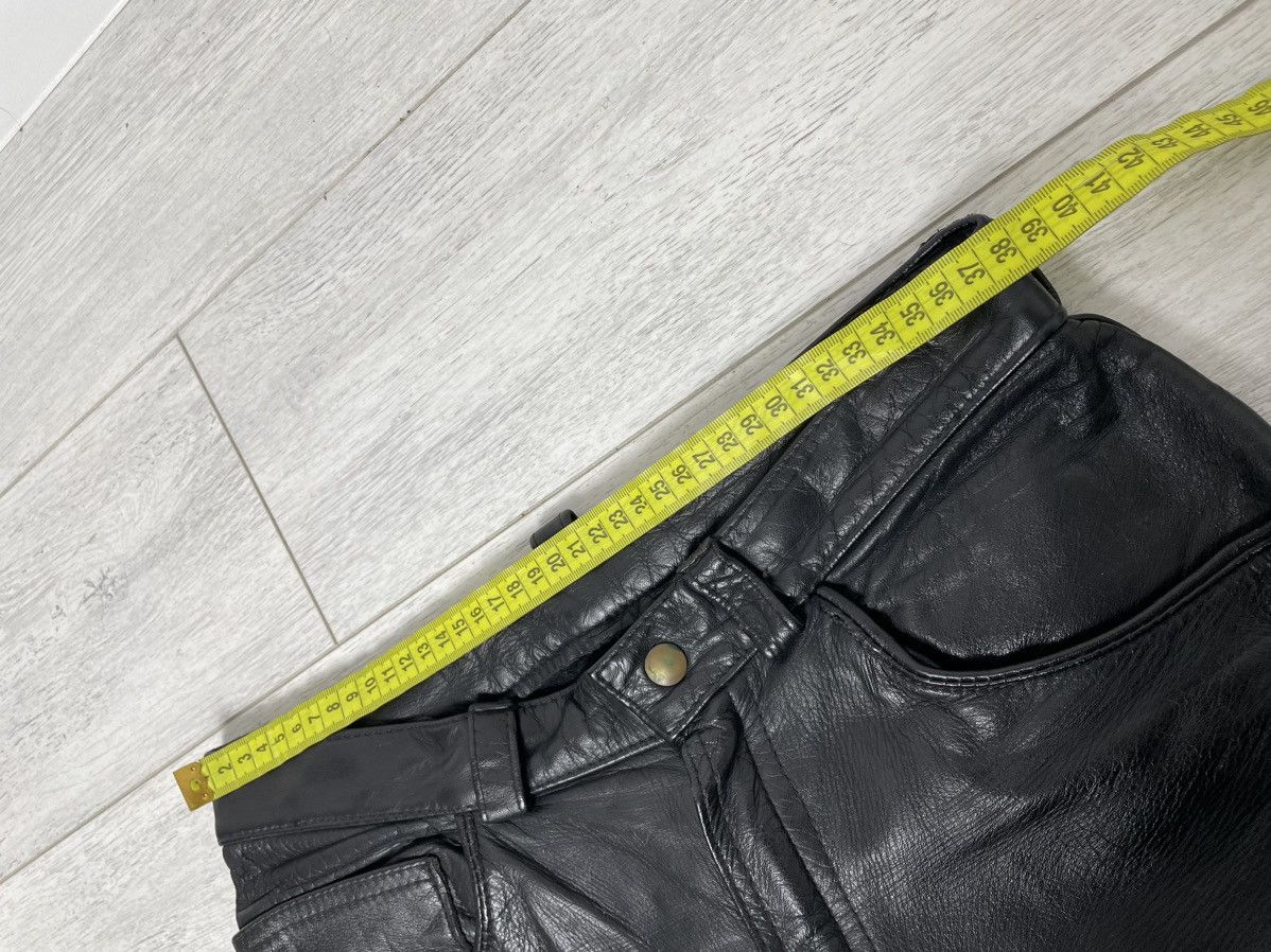 20471120 Vintage leather pants bondage Motorcycle travis Size US 31 - 12 Thumbnail