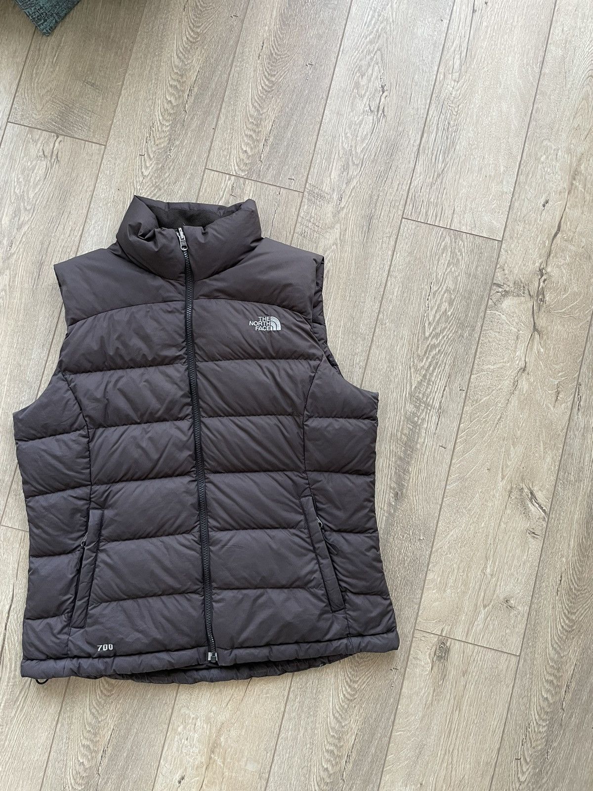 The North Face Vintage The North Face 700 Down Brown Puffer Vest Size L Size L / US 10 / IT 46 - 3 Thumbnail