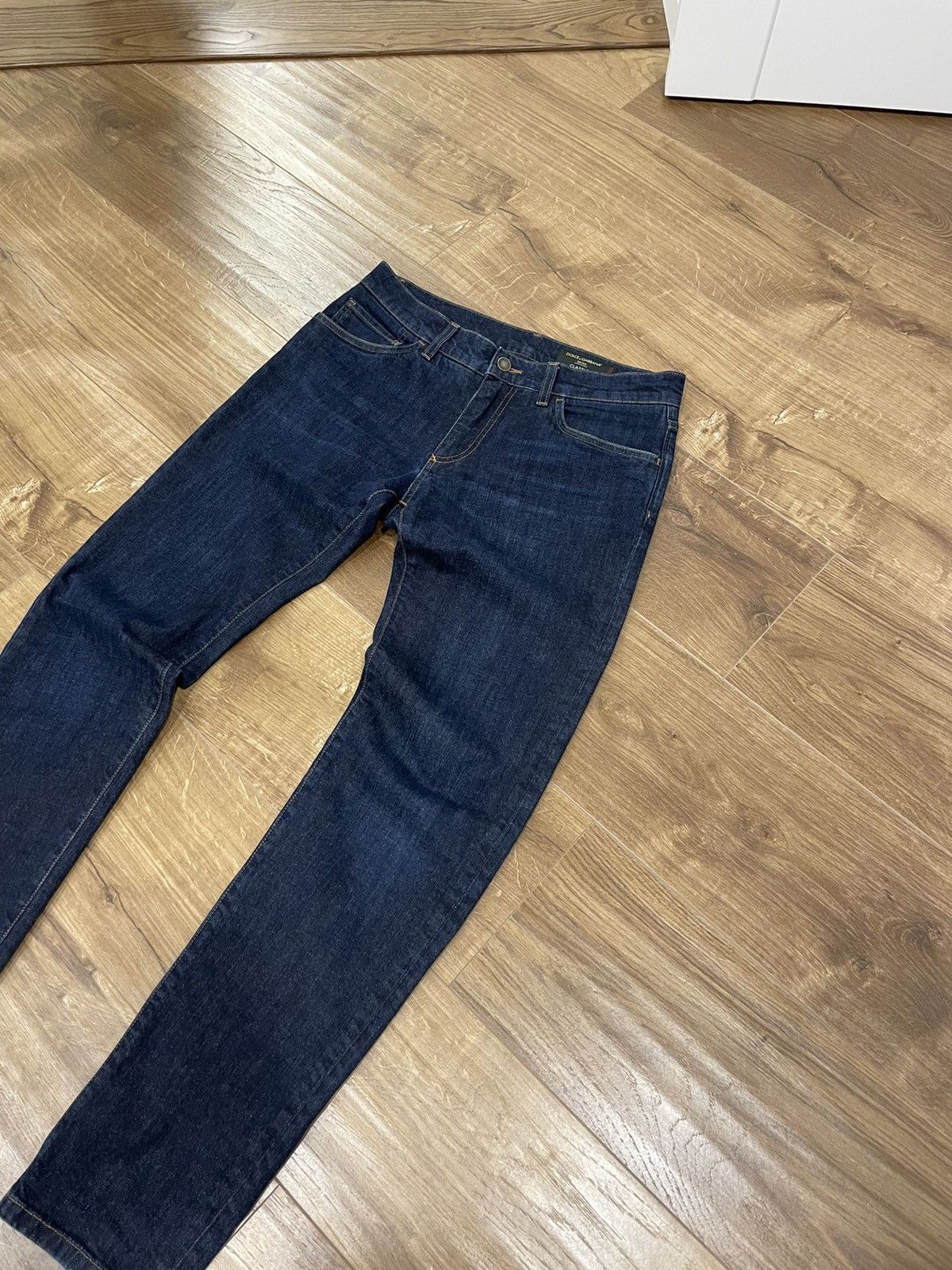 Dolce & Gabbana Luxury Dolce&Gabbana Silver Bee Crown Jeans Size 32 Size US 32 / EU 48 - 4 Thumbnail