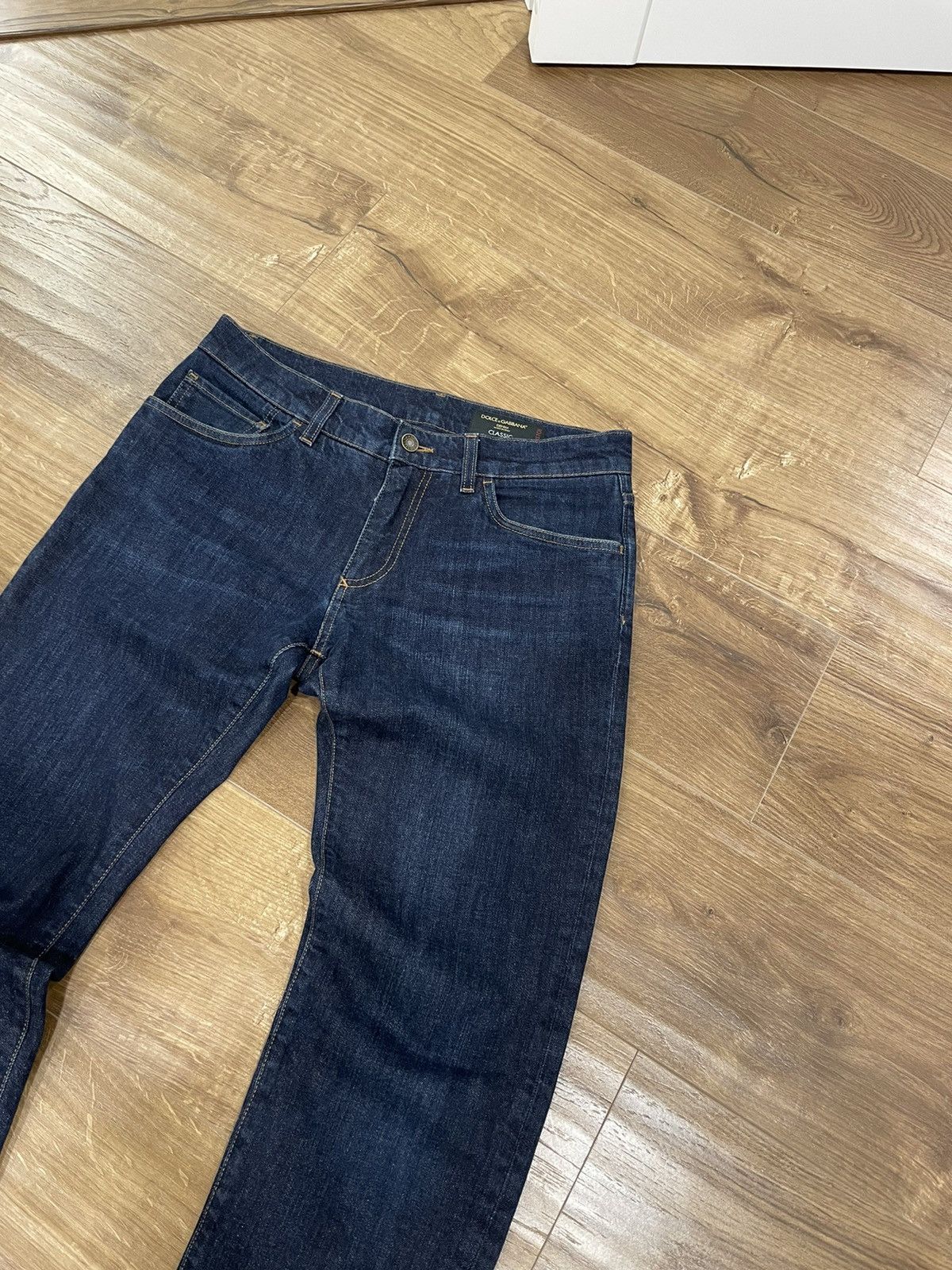 Dolce & Gabbana Luxury Dolce&Gabbana Silver Bee Crown Jeans Size 32 Size US 32 / EU 48 - 5 Thumbnail