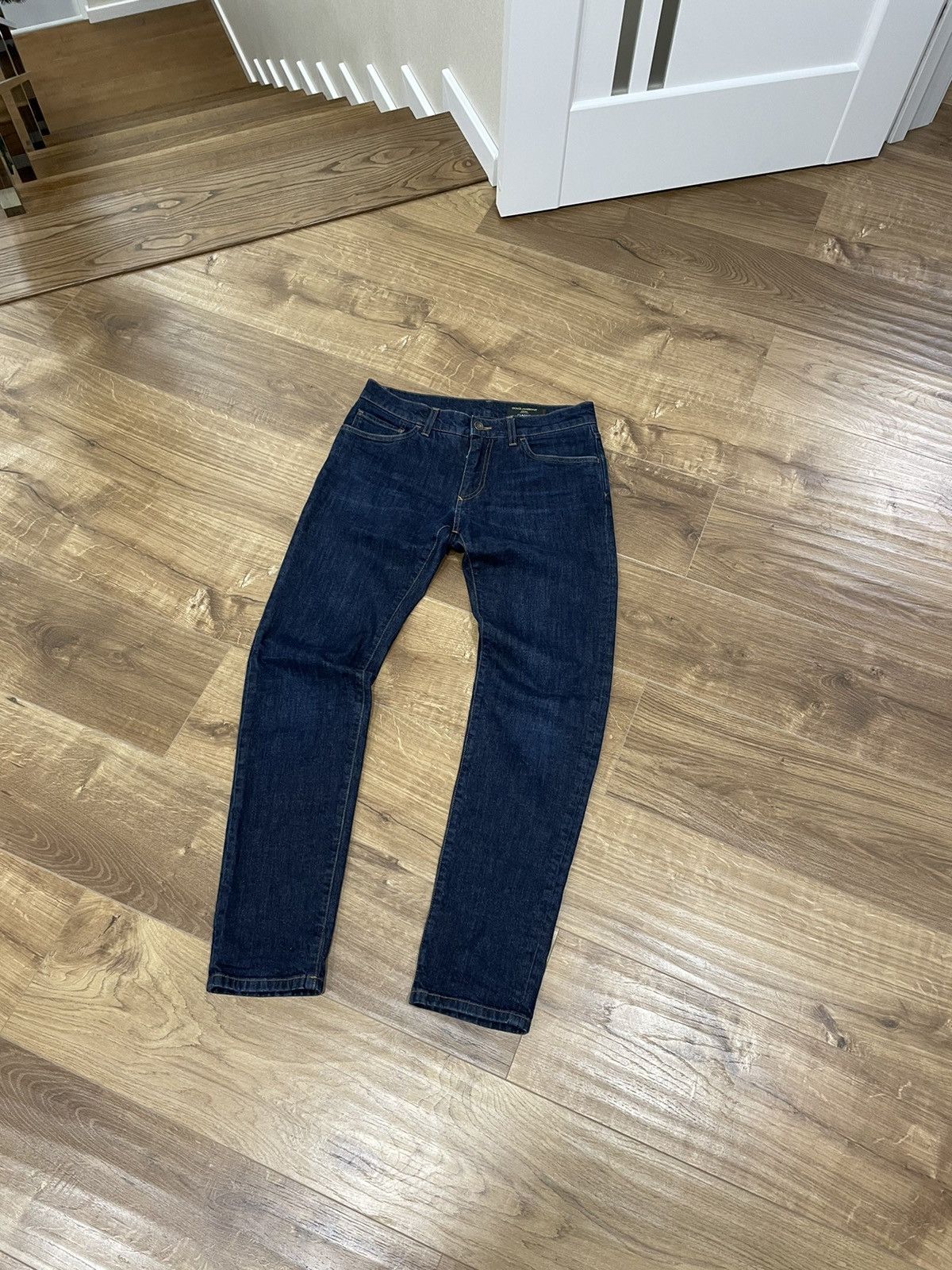 Dolce & Gabbana Luxury Dolce&Gabbana Silver Bee Crown Jeans Size 32 Size US 32 / EU 48 - 2 Thumbnail