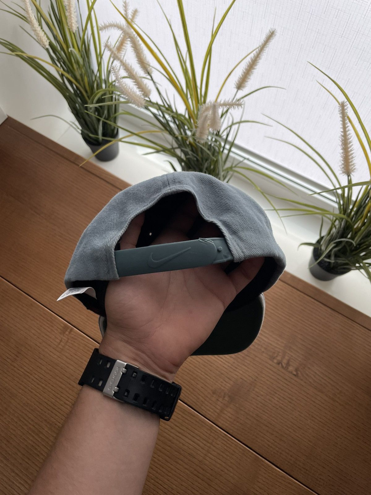 Nike Vintage Nike Y2K Central Big Swoosh Drill Cap Hat One Size Size ONE SIZE - 6 Thumbnail