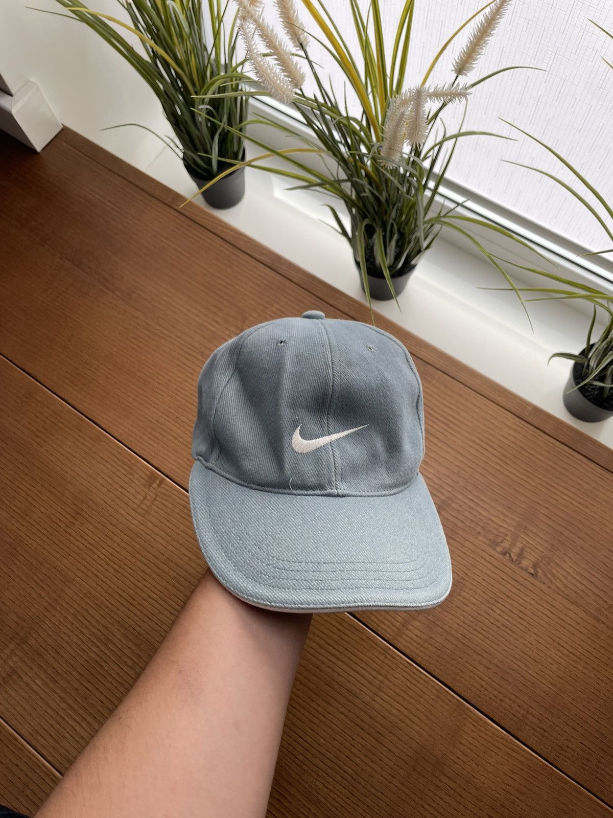 Nike Vintage Nike Y2K Central Big Swoosh Drill Cap Hat One Size Size ONE SIZE - 1 Thumbnail