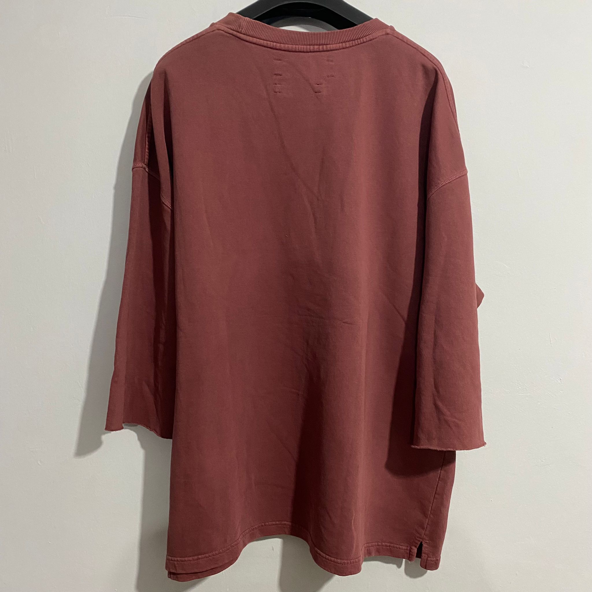 Yeezy Adidas x Yeezy Season 1 Oxblood Red Oversize Sweatshirt Size US L / EU 52-54 / 3 - 6 Thumbnail