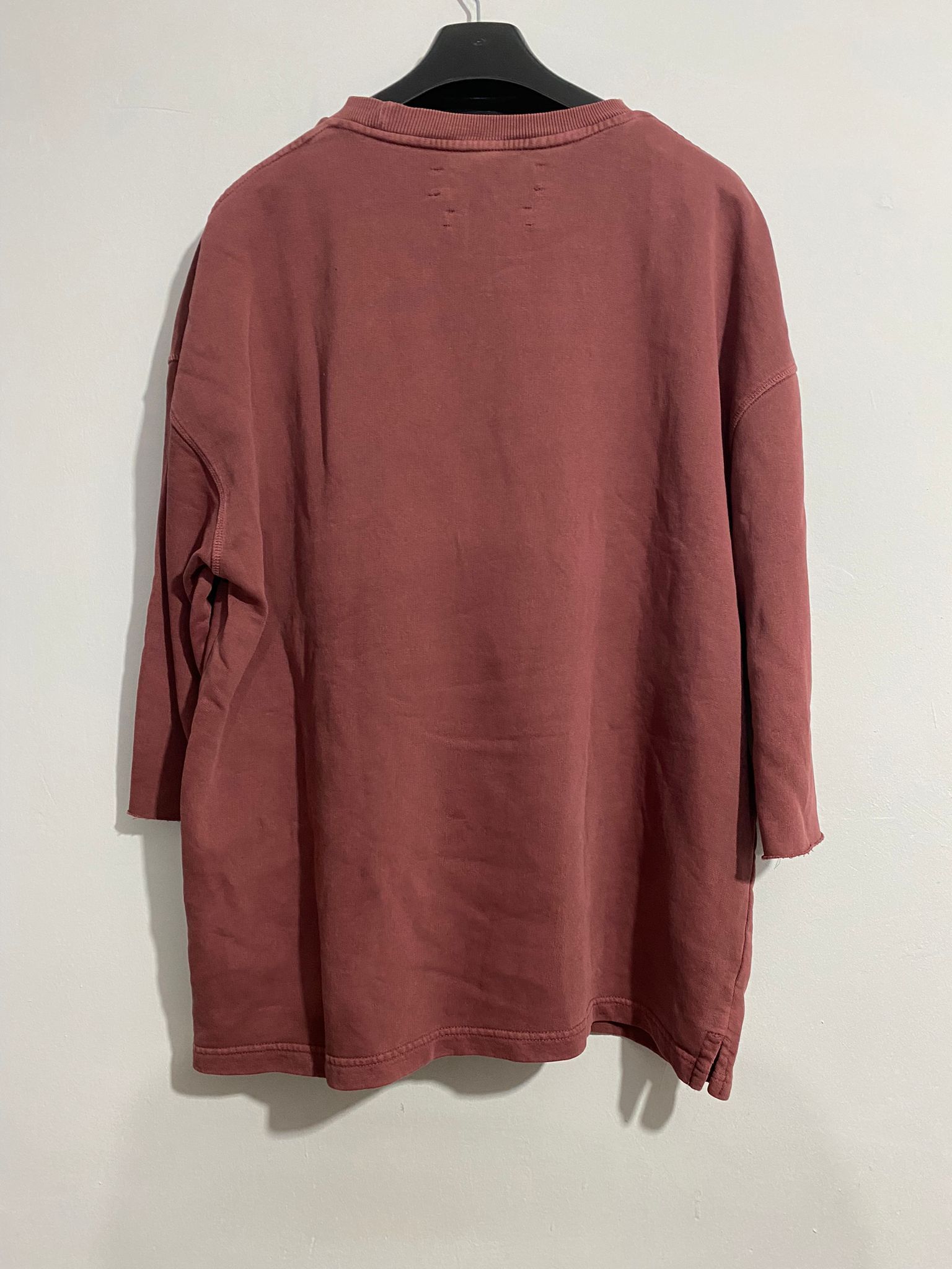 Yeezy Adidas x Yeezy Season 1 Oxblood Red Oversize Sweatshirt Size US S / EU 44-46 / 1 - 7 Thumbnail