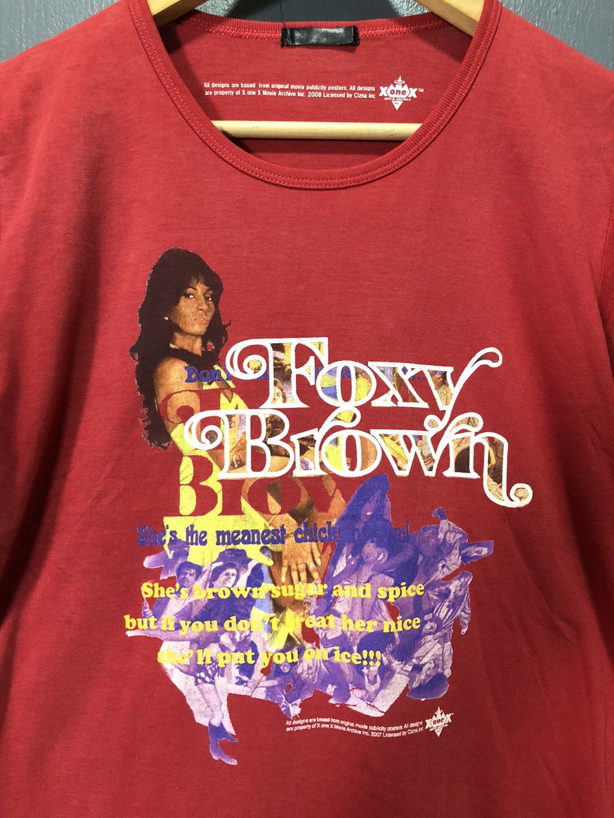 Vintage VINTAGE 2008 FOXY BROWN FILM MOVIE X one X MOVIE ARCHIVE Size US S / EU 44-46 / 1 - 2 Thumbnail