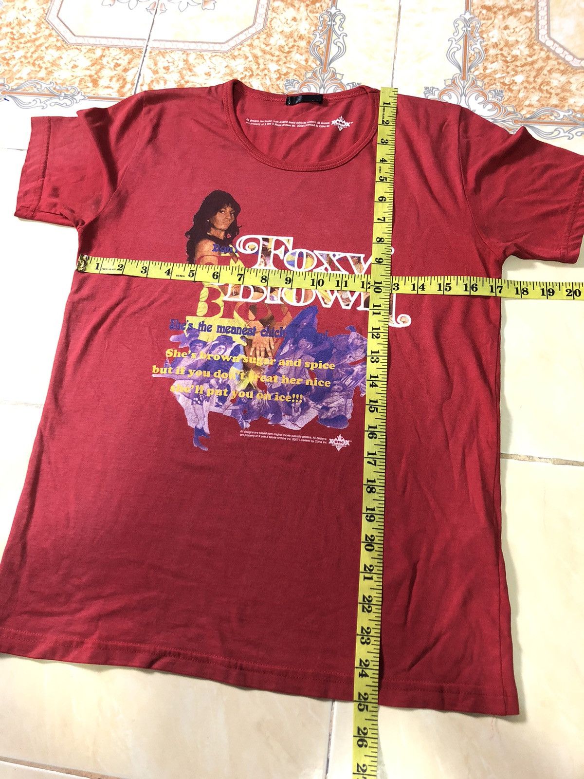 Vintage VINTAGE 2008 FOXY BROWN FILM MOVIE X one X MOVIE ARCHIVE Size US S / EU 44-46 / 1 - 8 Thumbnail