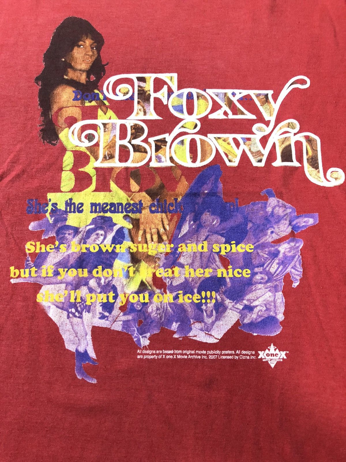 Vintage VINTAGE 2008 FOXY BROWN FILM MOVIE X one X MOVIE ARCHIVE Size US S / EU 44-46 / 1 - 9 Thumbnail