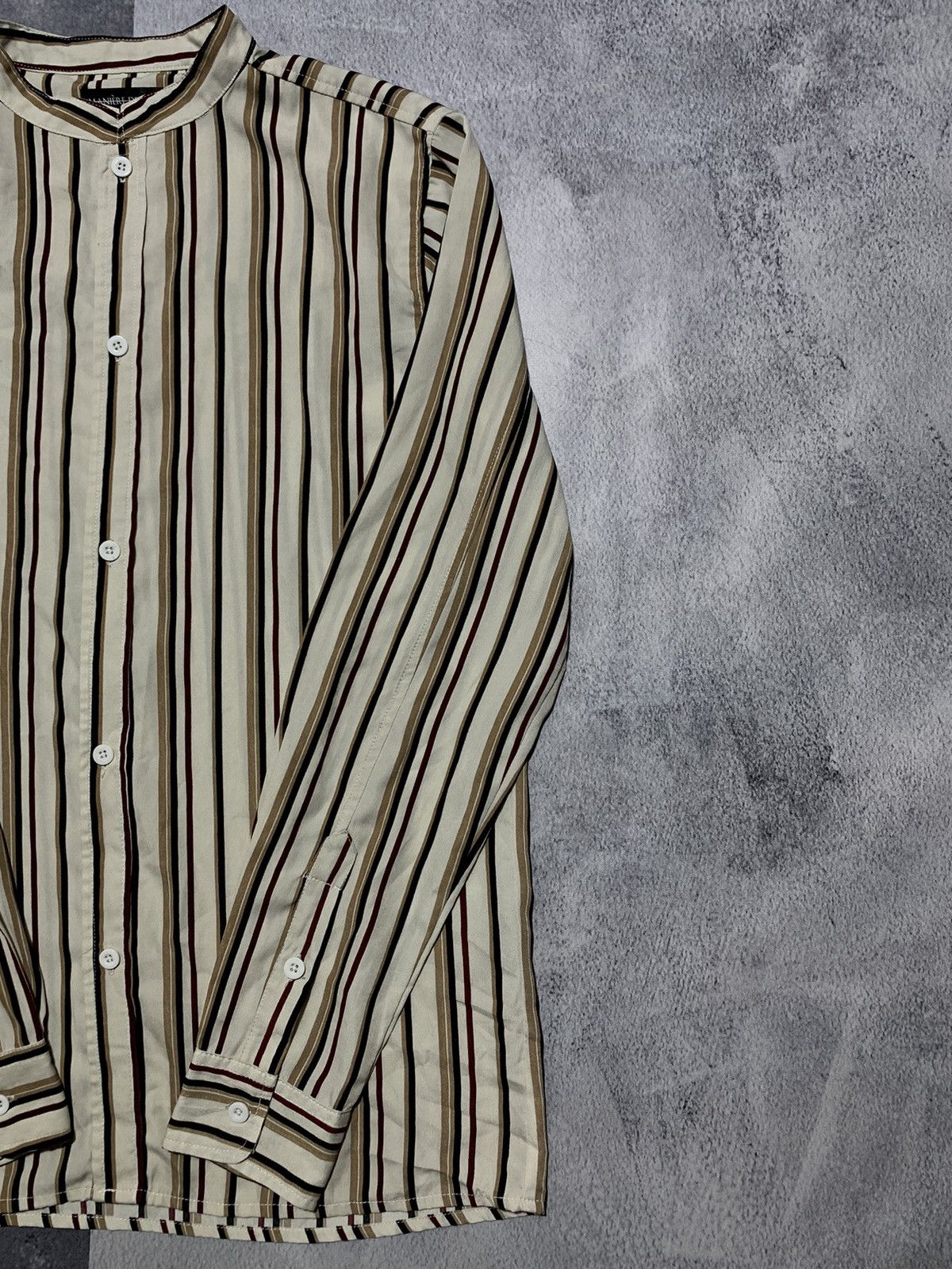 Maniere De Vior × Vintage Vintage Y2K Maniere de Voir striped button ups shirt size M Size US M / EU 48-50 / 2 - 3 Thumbnail
