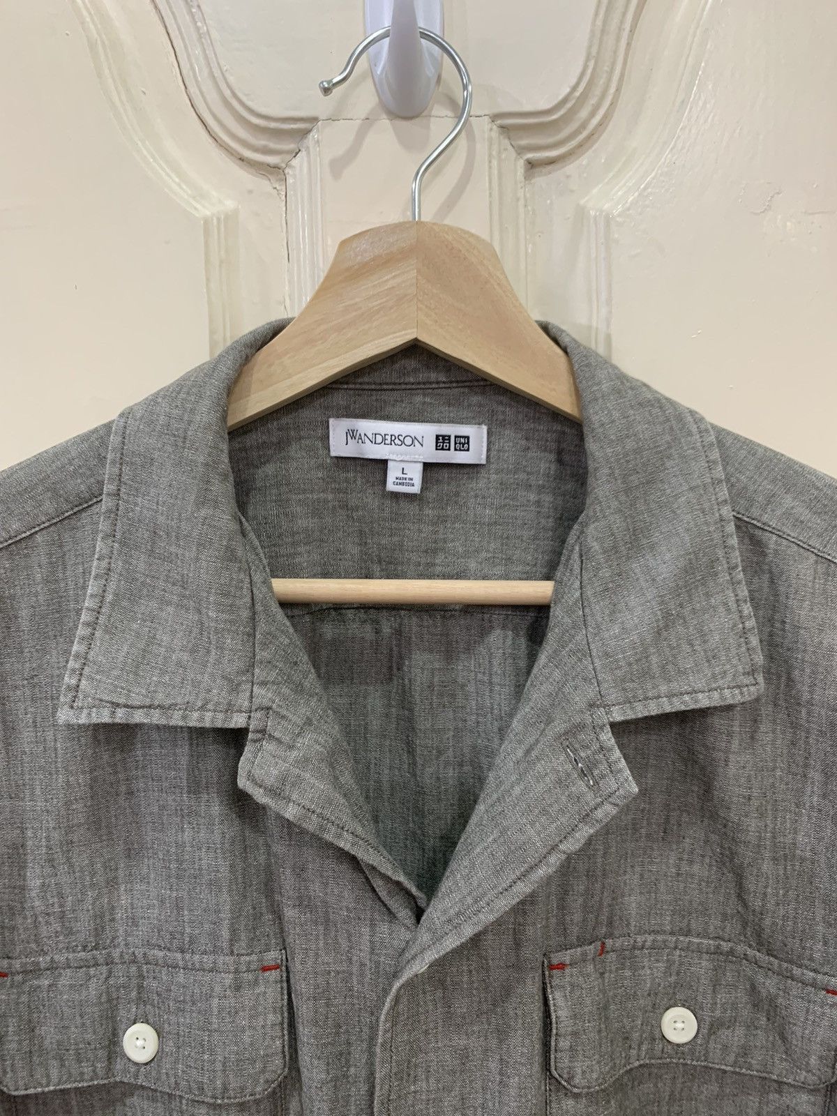 JW Anderson × Uniqlo JW Anderson Chambray Work Shirt Size US L / EU 52-54 / 3 - 3 Thumbnail