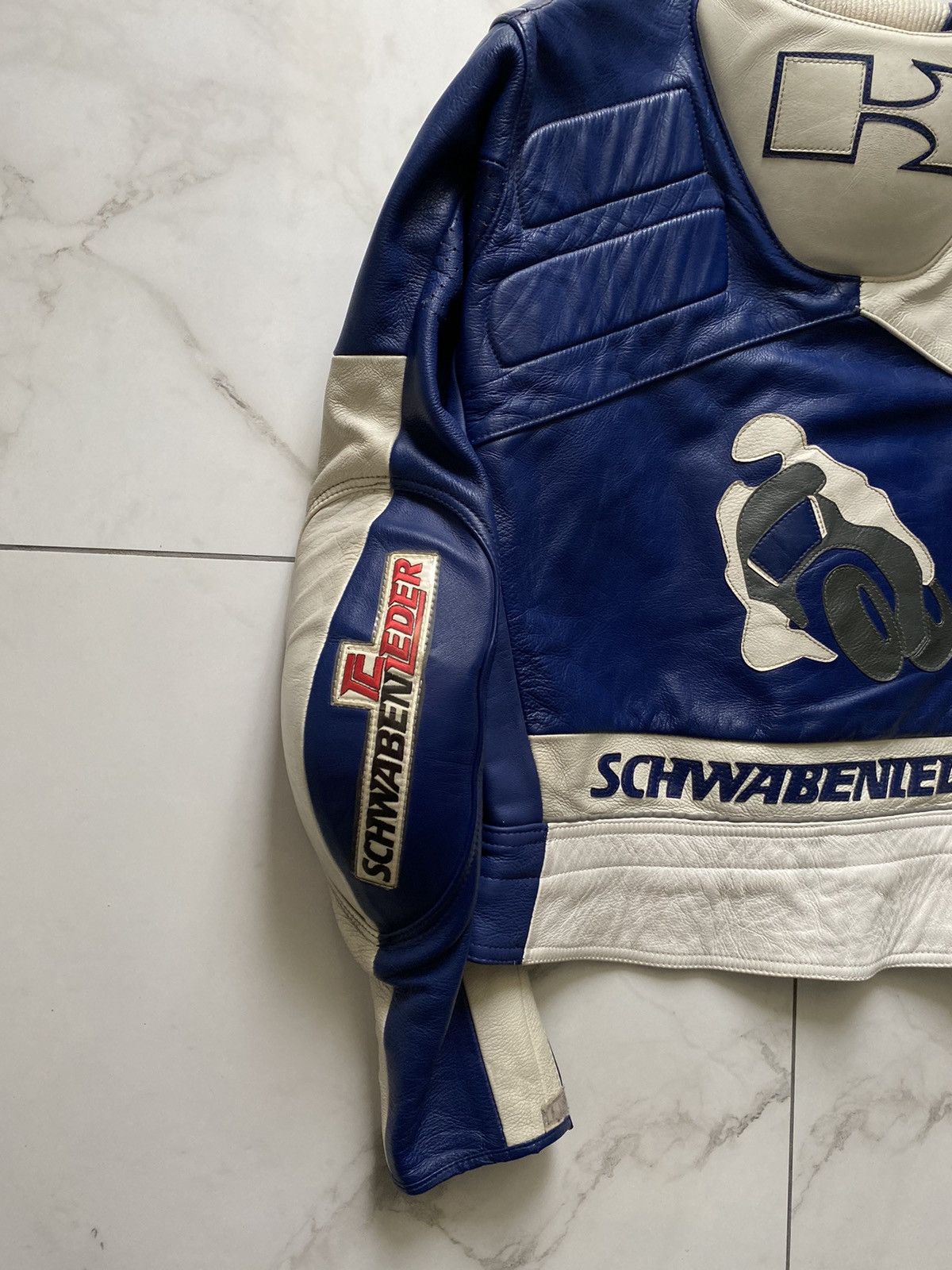 Other Vintage Avant Garde Racing Moto Real Leather Jacket Size US L / EU 52-54 / 3 - 4 Thumbnail