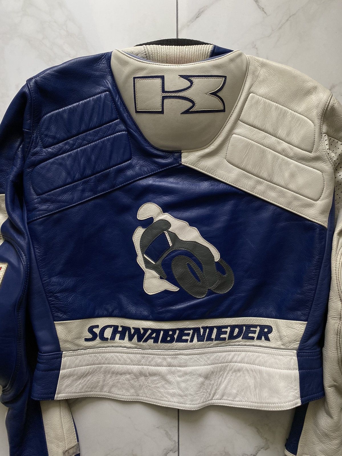 Other Vintage Avant Garde Racing Moto Real Leather Jacket Size US L / EU 52-54 / 3 - 3 Thumbnail