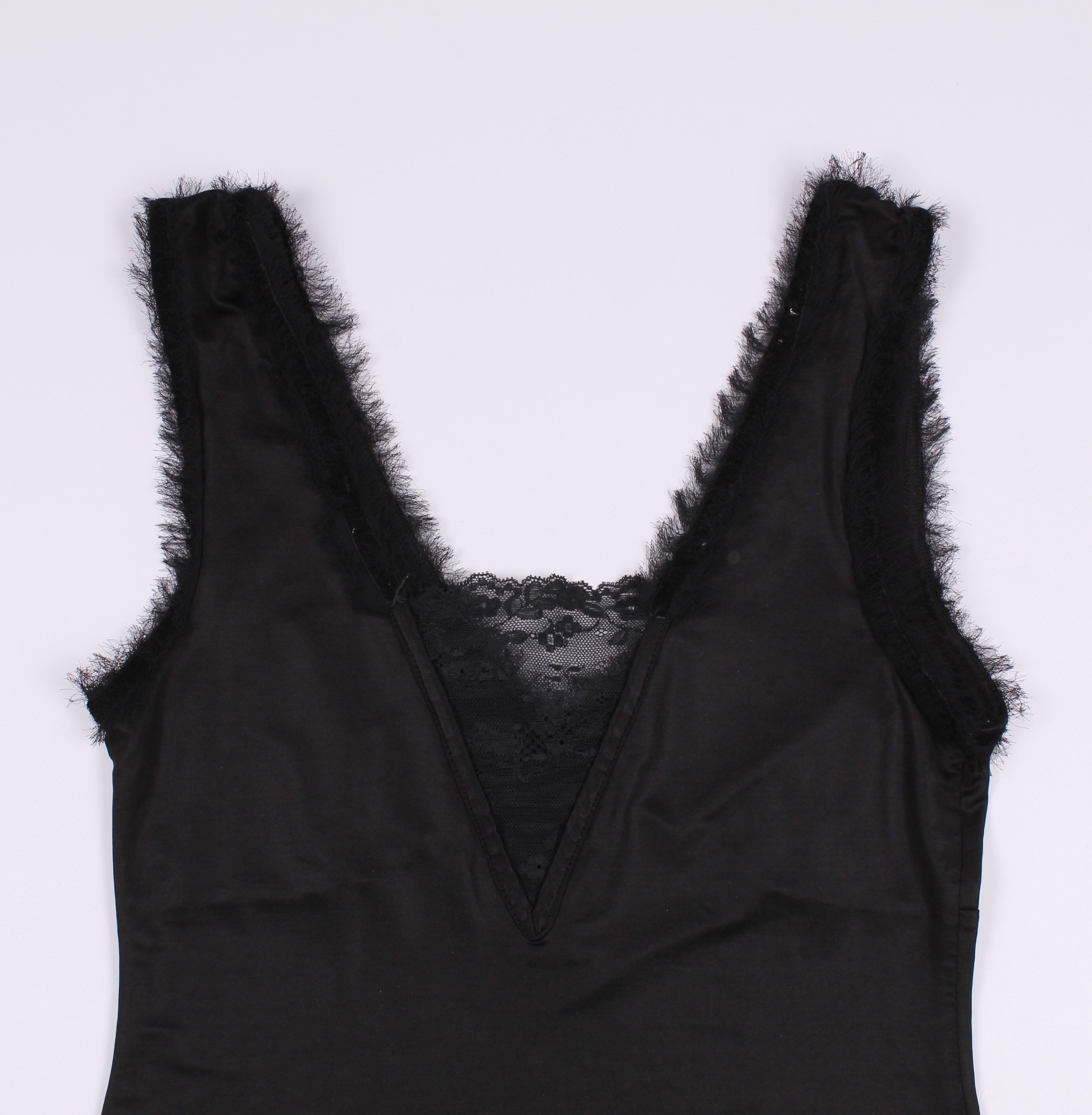 Vintage Vintage Y2K Black Sexy Cami Top Size XS / US 0-2 / IT 36-38 - 8 Thumbnail