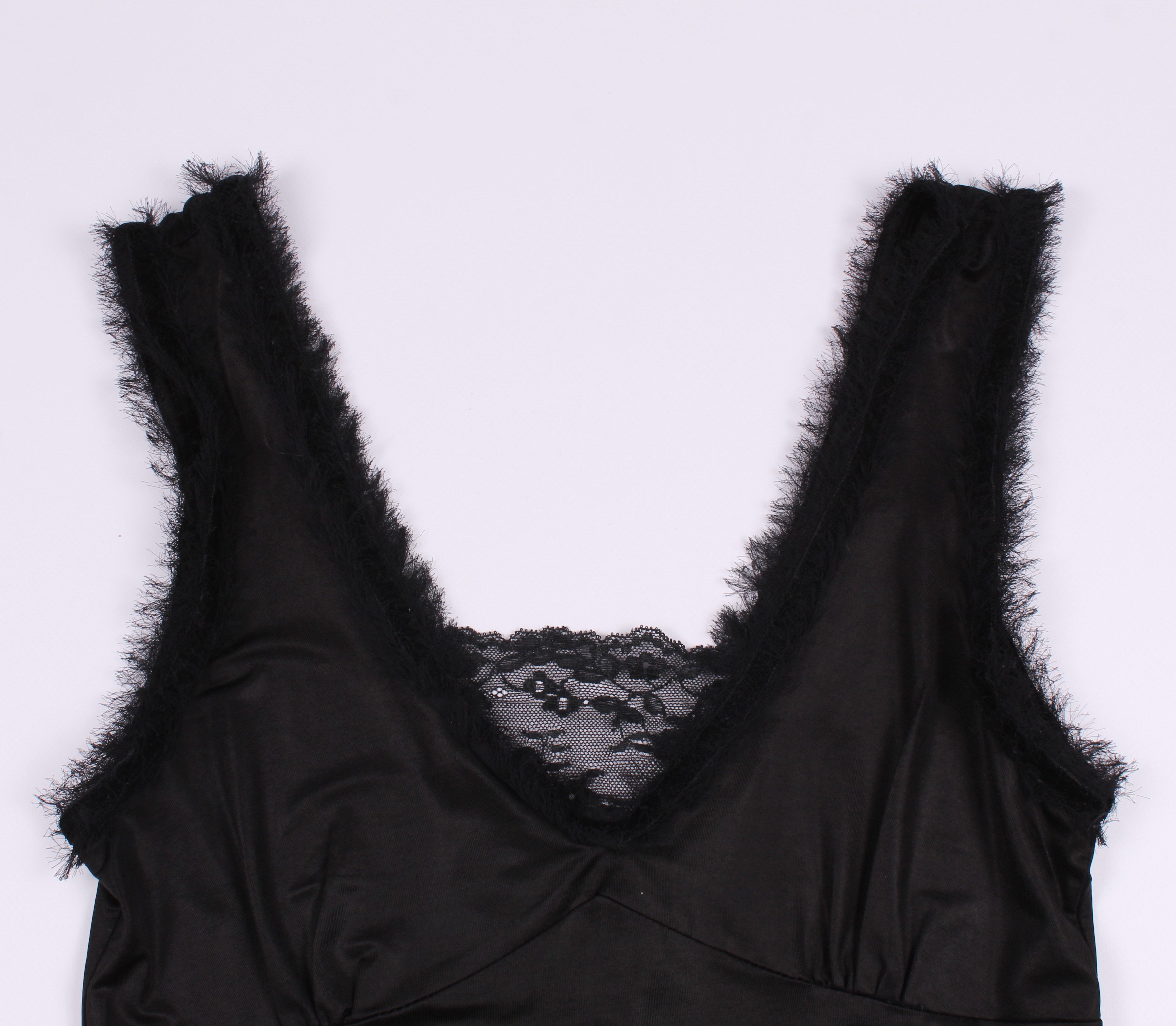Vintage Vintage Y2K Black Sexy Cami Top Size XS / US 0-2 / IT 36-38 - 4 Thumbnail