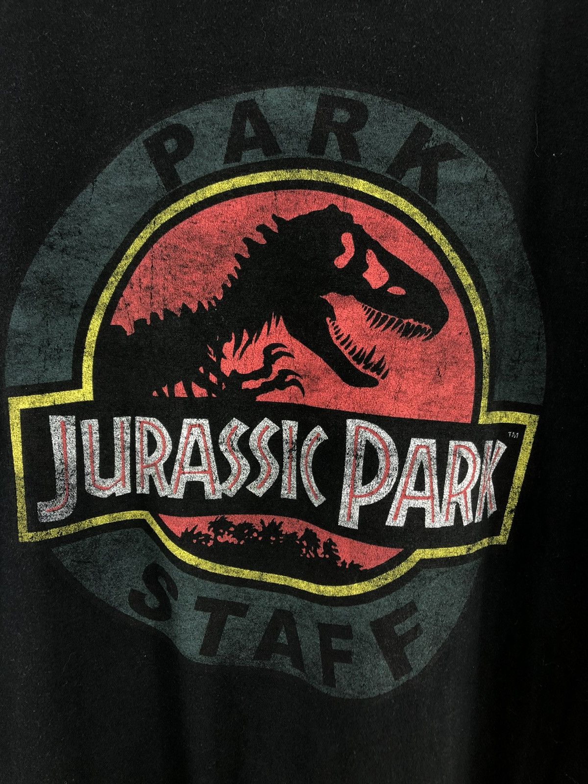 Gildan × Vintage Vintage Jurassic Park T-Shirt Black Big Logo Size XL Size US XL / EU 56 / 4 - 5 Thumbnail