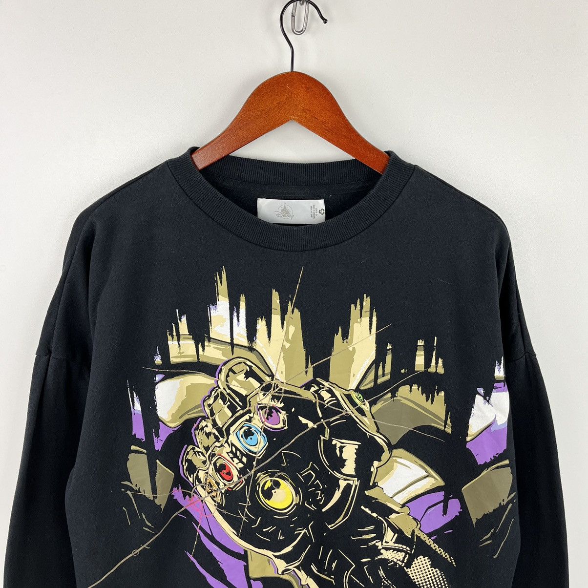 Disney × Japanese Brand × Marvel Comics Marvel x Disney Sweatshirt Infinity Stones Big Logo Size XL Size US XL / EU 56 / 4 - 2 Thumbnail