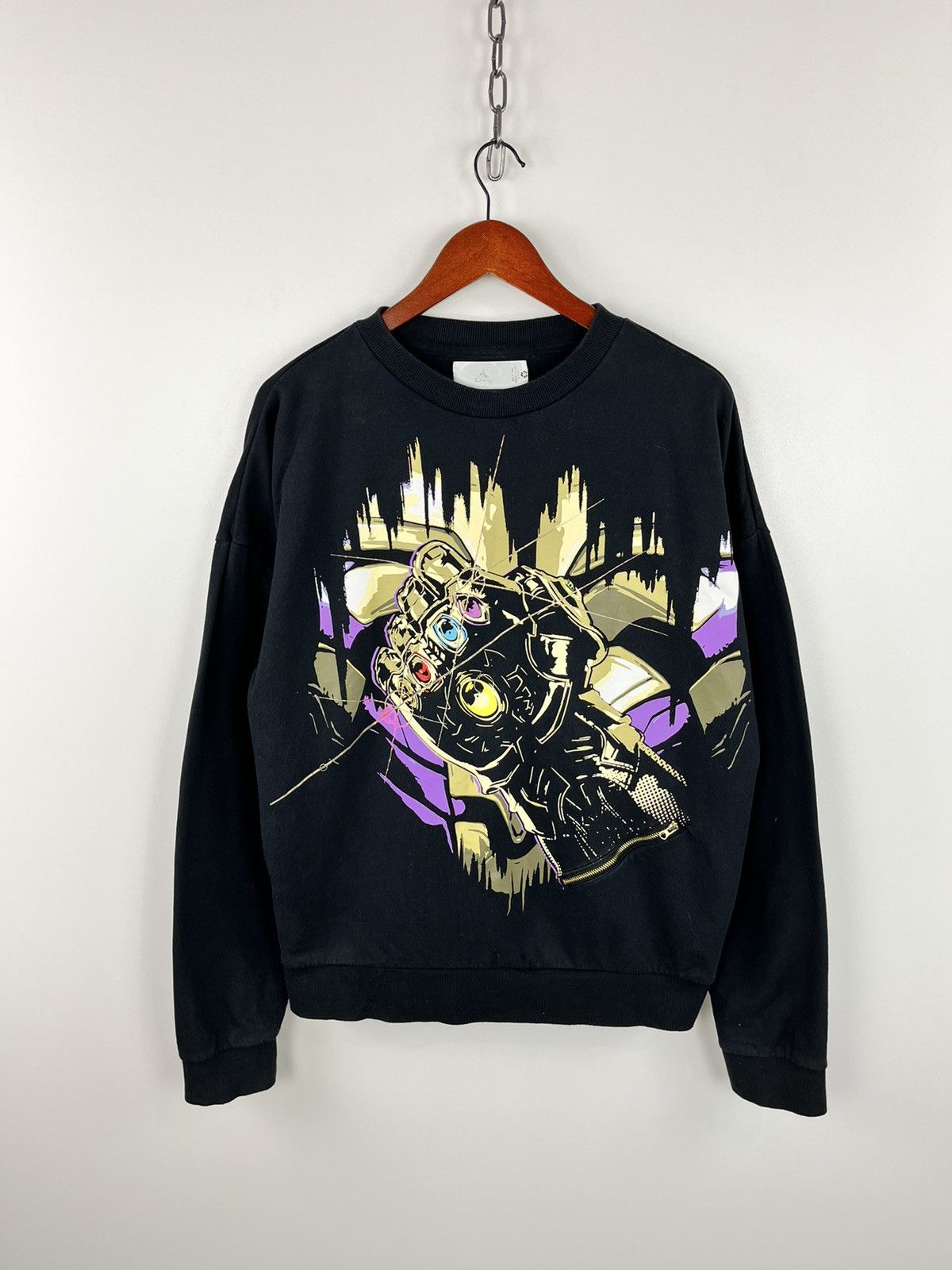 Disney × Japanese Brand × Marvel Comics Marvel x Disney Sweatshirt Infinity Stones Big Logo Size XL Size US XL / EU 56 / 4 - 1 Thumbnail
