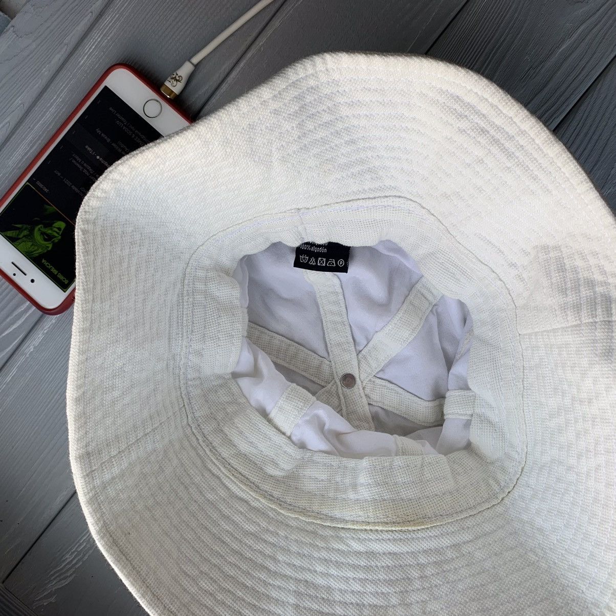 Lacoste Vintage Lacoste Hat White SZ 2 Cap Size ONE SIZE - 3 Thumbnail
