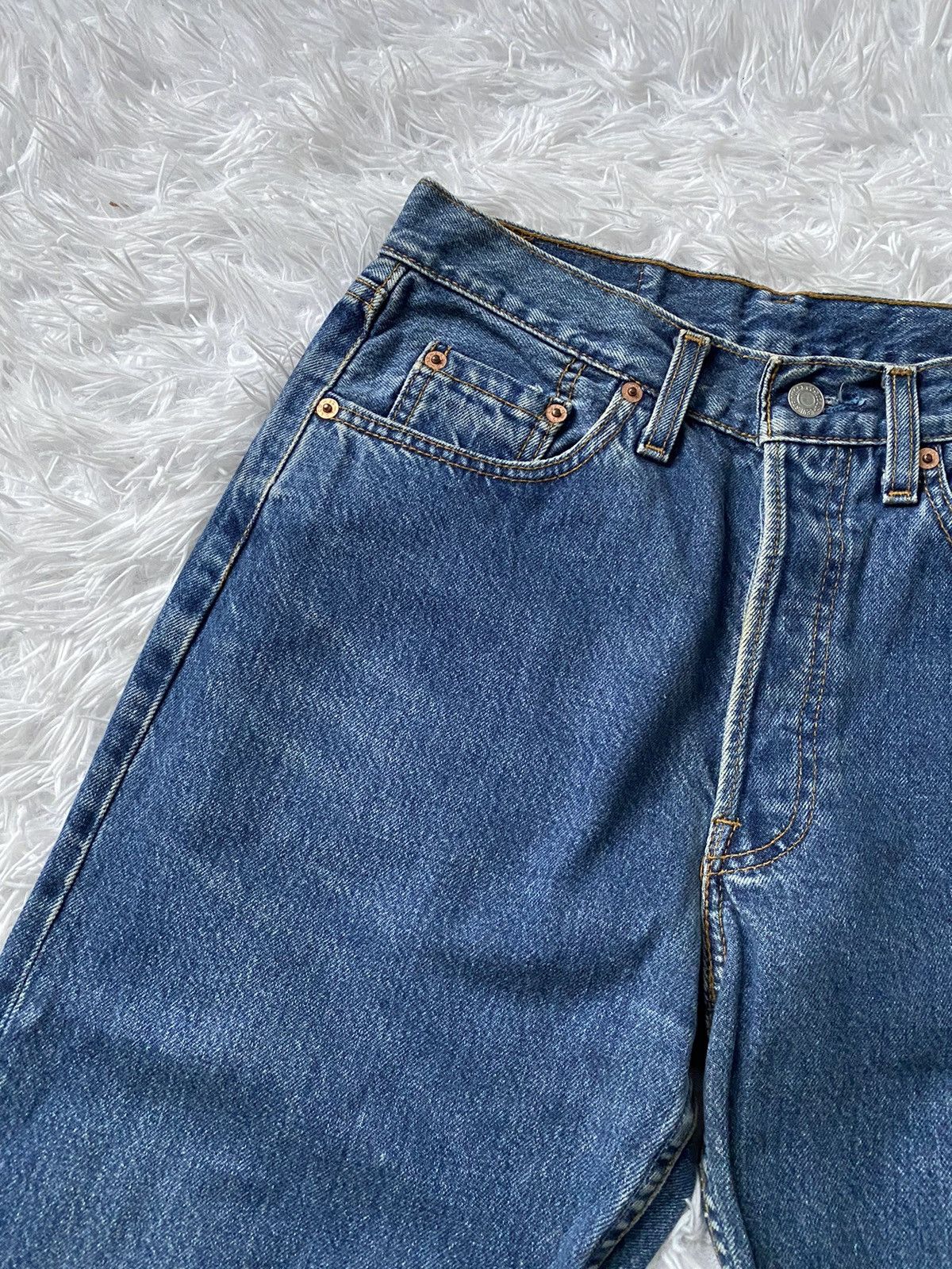 Levi's Vintage Levi's 536 Made in UK Pants Blue Denim Size US 30 / EU 46 - 5 Thumbnail